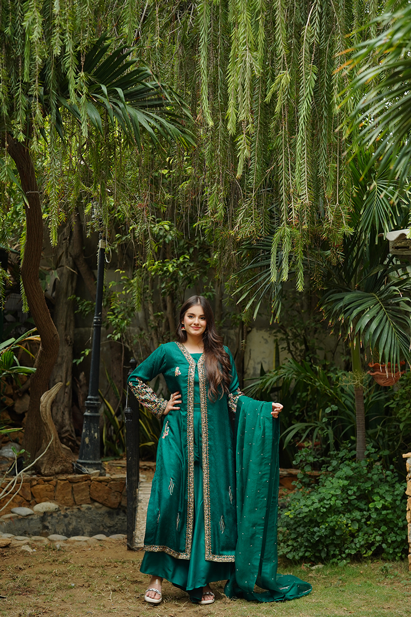 Emerald Kashmiri Bloom - Image 9