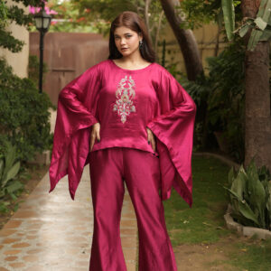 Magenta Kaftan Set