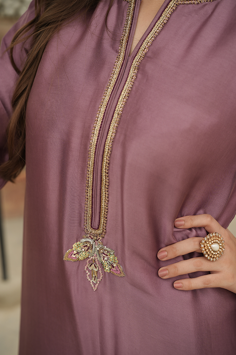 Mauve Gilded Bloom - Image 8
