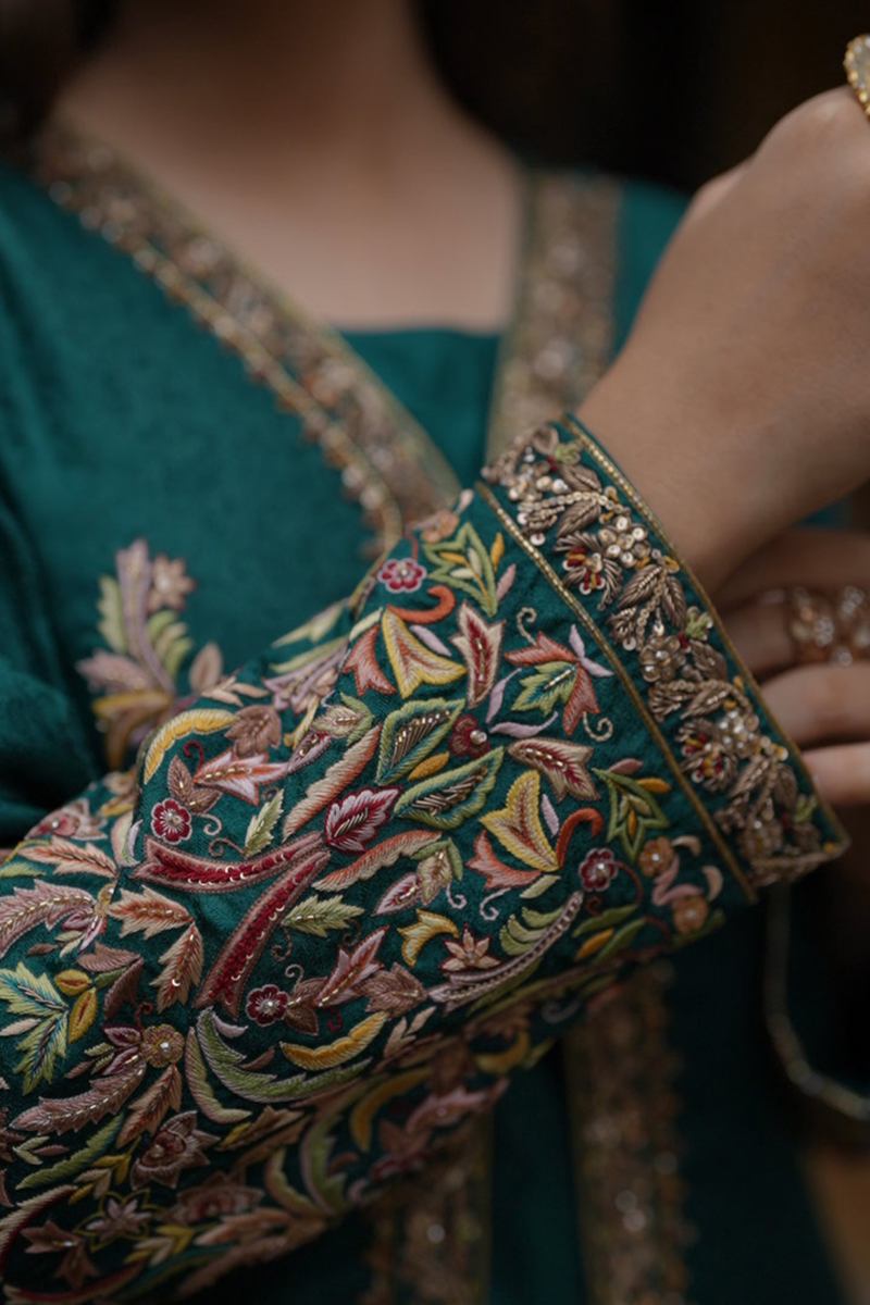 Emerald Kashmiri Bloom - Image 3